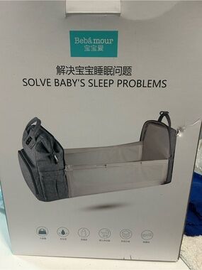 Portable Baby Travel Bassinet  and backpack and changing table all in one